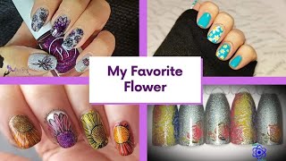 🌸 Flower nail art collaboration 🌷