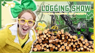 Big Trucks, Diggers and Machines | Brecky Breck at The Oregon Logging Show