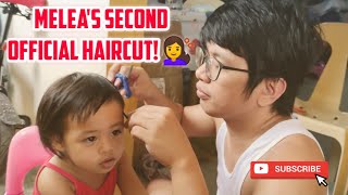 Melea Hope's Second Haircut |How to cut a toddler's hair