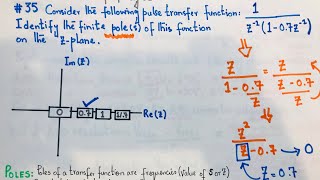 #35 FE-PE Exam Prep | Identifying finite poles of a transfer function in z-plane