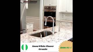 Snow White Flower Granite