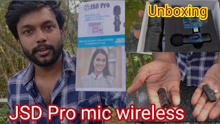 Unboxing JSD Pro M1 wireless mic| under 1000 Wireless mic for mobile android and iPhone