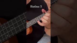 💪 RUTINA ARCO IRIS😉, mejora la digitación con estos cromatismos, #shorts #ukulele