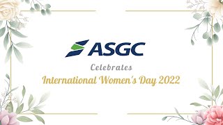 ASGC celebrates International Women's Day 2022