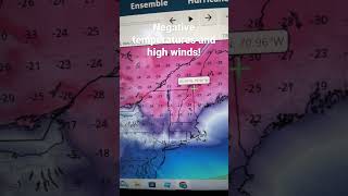 Negative temperatures! Extreme wind gusts! Power outages likely! Be prepared! #shorts 🥶💨
