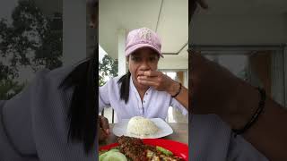 makan ikan nila bakar lezat #food #mukbang #ikanbakar