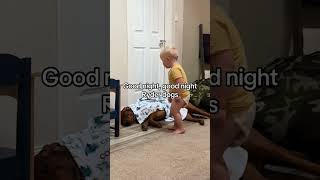 Little boy takes care of his bestfriend dog ❤️ #shorts #shortsvideo #shortsfeed