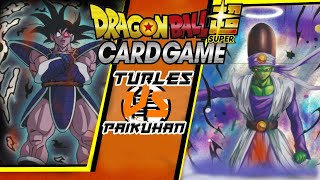 Turles, Accursed Power vs Paikuhan, Penetrating Strike! DragonBall Super Card Game Battle!