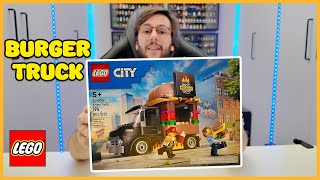 LEGO CITY Burger Truck Van, 60404 ( Unboxing, Review)