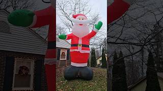 20 FOOT INFLATABLE SANTA! #thatnateguyonyoutube #christmasdecoration #christmas