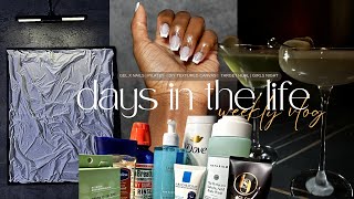 DaysInTheLife: Gel X Nail Beginner Tutorial | Target Run | DIY Textured Canvas