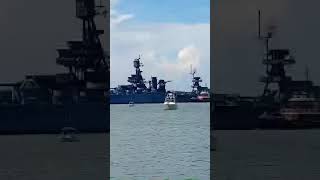 USS Texas has arrived to Galveston terminal