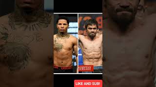 MANNY PACQUIAO REMATCH MAYWEATHER OR FACE GERVONTA DAVIS? #boxing #gervontadavis #pacquiao #shorts