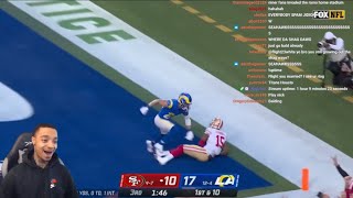 FlightReacts To 49ers Vs Rams / Week 18 / NFL