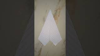 Easy paper airplane #papercraft