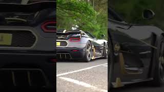 Koenigsegg Agera RS ripping down UK backroads. #shorts #hypercar #koenigsegg