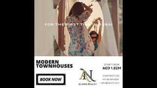 4 bed townhouses in Dubai for sale. #investindubai #realestate #luxuryrealestate #dubairealestate