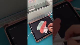 How to make stickers using the Gaussian Blur tool on Procreate | Procreate for beginners #procreate