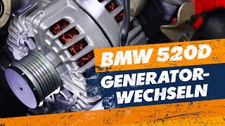 Generator/Lichtmaschine wechseln am BMW 520d | Tutorial