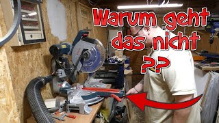 Jippi Haus verkauft , neue Werkstatt kommt  - Hilfe, mein Bosch GCM 12 GDL hat ein kleines Problem