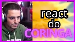 Coringa reagindo a coisas estranhas em live