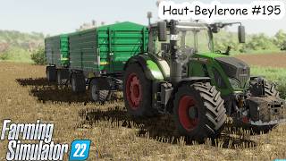 Żniwa Rzepaku & Zbieranie Słomy - Farming Simulator 22 Haut-Beylerone #195