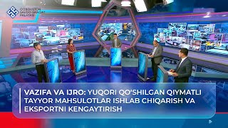 Yuqori qo'shilgan qiymatli tayyor mahsulotlar ishlab chiqarish va eksportni kengaytirish