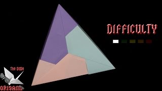 [ORIGAMI TUTORIAL] Triangular Box || Boxes/Easy