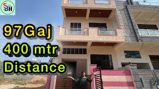 97 गज पर बना हुआ 3BHK का Semi Duplex House in Jaipur ॥ #sbhomes #villainjaipur #home #youtube