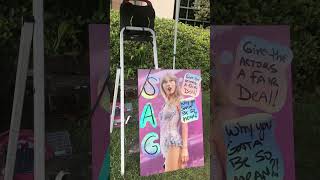 Taylor Swift Day at the WB SAG-AFTRA Picket