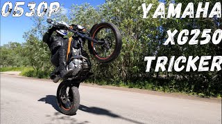 Обзор Yamaha XG250 Tricker, XT250 Serow, XT250X. Эндуро-городской-триальный мотоцикл.