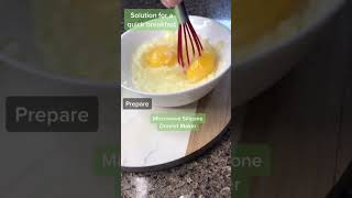 Silicone microwave omelet maker