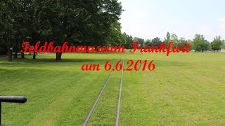 Älteste Dampflok des Vereins im Einsatz | Feldbahnmuseum Frankfurt am 5.6.2016