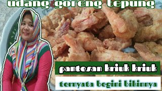 Resep Udang Goreng Tepung