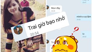 troll bạn tin nhắn " bạn ơi mình sợ"và cái kết.."