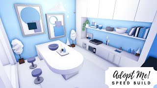 Blue Winter Family Home Speed Build ❄️ Roblox Adopt Me!