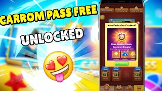 Free Beach Season Carrom Pool premium pass unlocked !!! || Carrom Pool Hack trick 2021