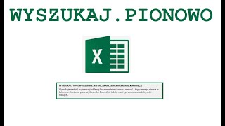 WYSZUKAJ.PIONOWO - arkusz kalkulacyjny, matura z informatyki.