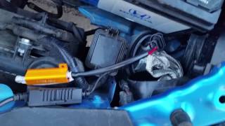 No flicker or DRL warning after LED headlight install 2010 Honda Insight