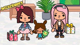 Snickerhoops Visits BABY MIA in her GRANDPARENTS' HOUSE | Toca Life World Games to Play