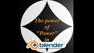 85: The power of "Power" (math node) in Blender!