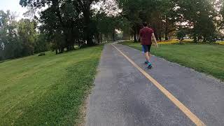 Riding the Meramec Greenway in Valley Park Missouri