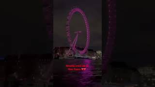 Cruise over River Thames #romantic #london #londoneye #champagne #moetmoment #shorts #trendingshorts