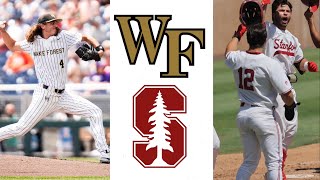 Wake Forest Vs Stanford Game 1 of the College World Series