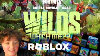 🍩 Fortnite squads or Roblox fans pick the game YOU CHOOSE!!!!