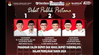 DEBAT PUBLIK PERTAMA BUPATI DAN WAKIL BUPATI TASIKMALAYA - 29 OKTOBER 2024