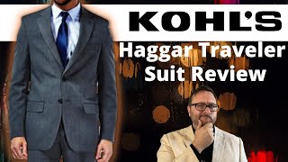 Affordable Suit Review | Kohls JM Haggar Travel Premium Classic Fit Performance Suit