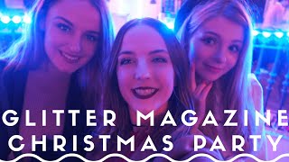 GLITTER MAGAZINE XMAS  PARTY & GIFT BAG UNBOXING! (VLOGMAS DAY 9)