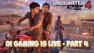 Uncharted 4 - Part 4 |  2K Live Stream #4090rtx #oigaming