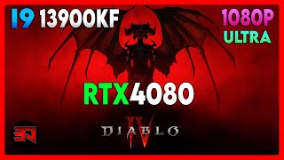 RTX 4080 - I9 13900KF - DIABLO 4 - ULTRA - 1080P